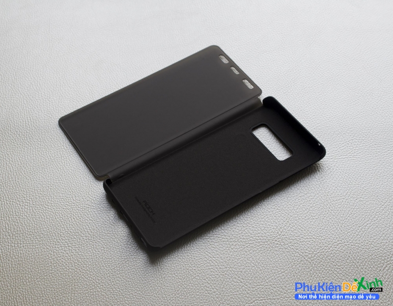 Bao Da Samsung Galaxy Note 8 Hiệu Rock Dr V Chính Hãng được làm từ da tổng hợp có độ dẻo dai cực tốt, độ bền cao thời gian sử dụng được lâu hơn, mỏng gọn sang trọng 